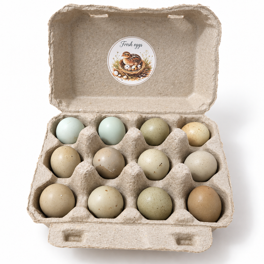 King Quail Fertile Hatching Eggs – 12 Pack