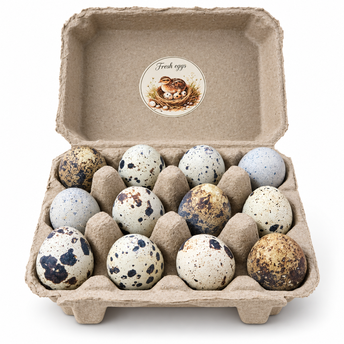 Japanese Quail Fertile Hatching Eggs – 12 Pack